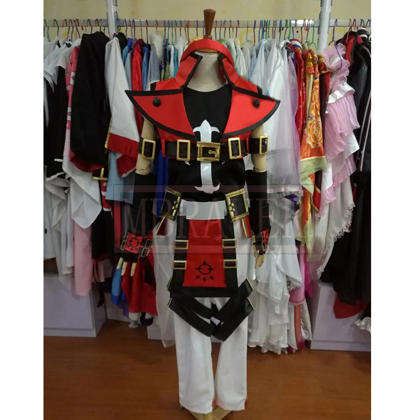 Guilty Gear Xrd Sol Badguy Cosplay Costume For Adult Halloween Custom Made Any Sizes