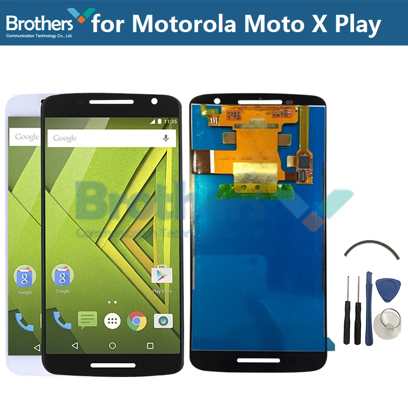 LCD Screen for Motorola Moto X Play LCD Display Moto X Play Touch Screen Digitizer for Moto X Play LCD Assembly Replacement AAA