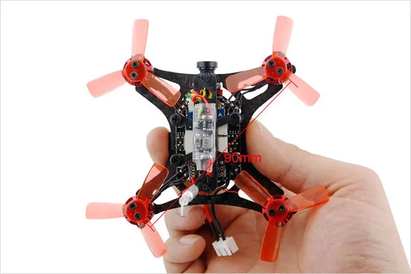 Kingkong Mini RC Racing Quadcopter 90GT ARTF with Micro F3 Flight Controller, motors, ESCs, Propellers, FPV Transmitter, Camera