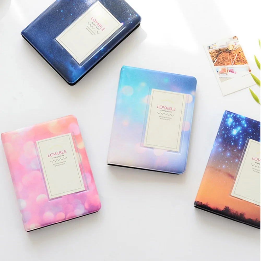 32 Pockets Mini Album Colorful Starry Series For Fuji Instax Wide Photo Album For 5 Inch / Wide 300 210 Film