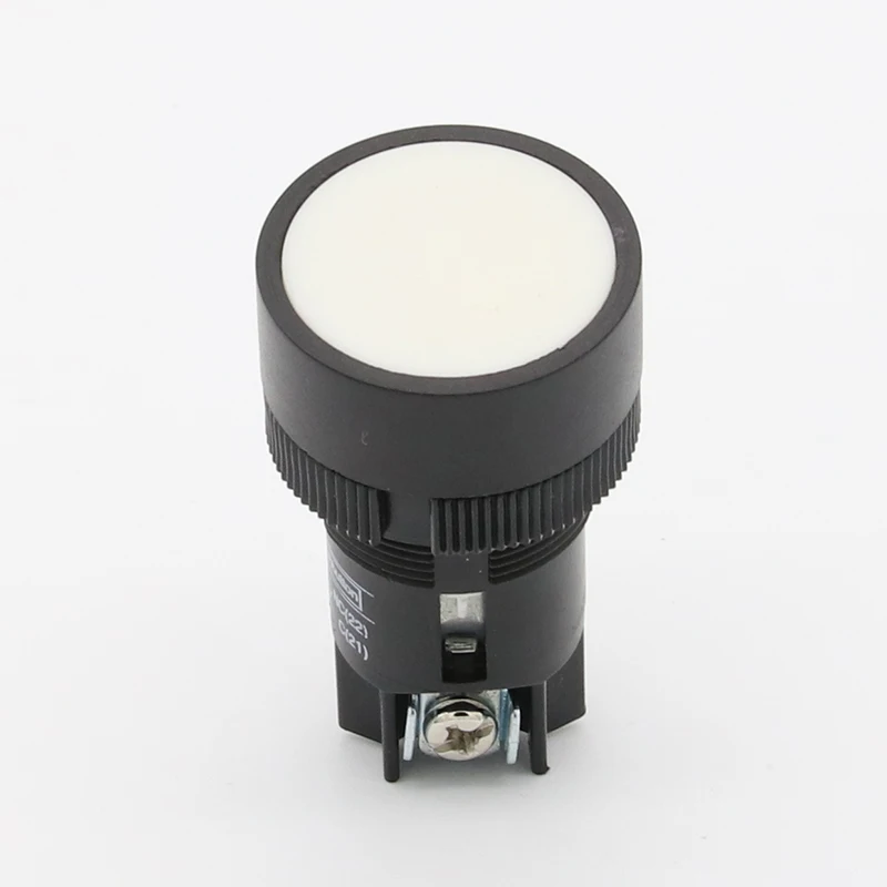 6pcs 22mm momentary Push button switch red green blue yellow black white normal open + normal close