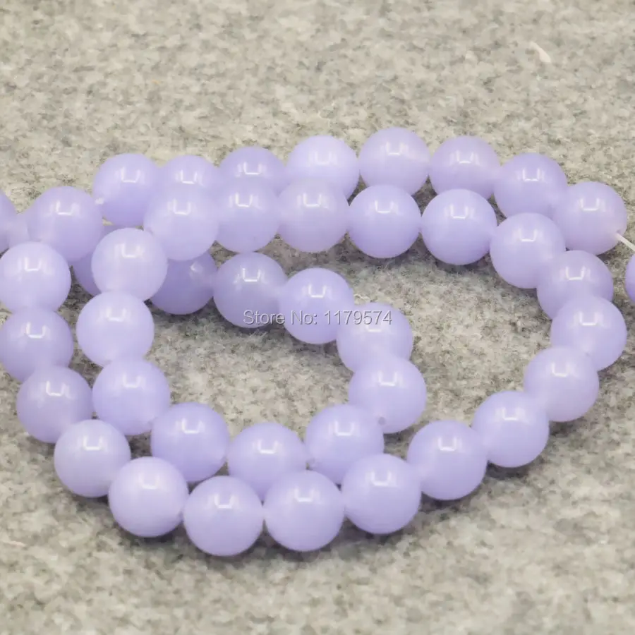 8mm 10mm 12mm Purple Alexandrite Accessories Crafts Loose Round Beads Natural Stone Fashion Jewelry Making 15inch Women Gifts