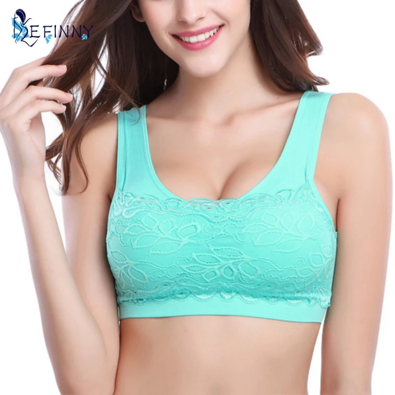 Women Bodybuilding Fitness Seamless Tank Workout Racerback Stretch Padded Crop Breathable Tops Bra