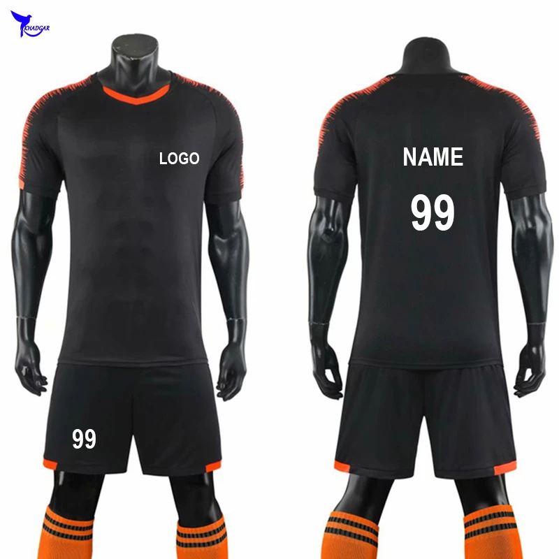 Supporto personalizzato Per Adulti Uomini Ragazzi di Formazione Set Calcio Uniformi di Calcio Maglie Abiti Camicette + Shorts Futsal Traspirante Tuta