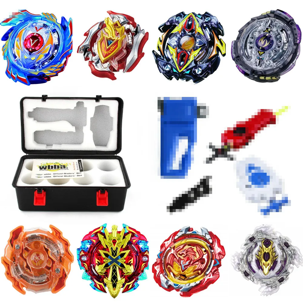  Spinning Top Toupie Metal Fusion Spinning Top  Set Storage Box Top  toys Launcher Spinning Top Toys