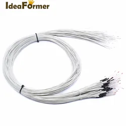 5pcs 100K ohm NTC 3950 Thermistors Sensors with Cable 3D Printers Parts For for Reprap Mend Part High Temperature Accessories