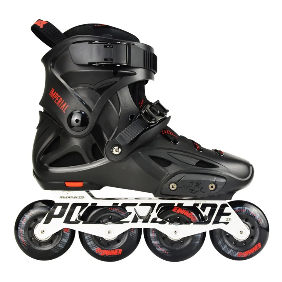 100% Original Powerslide Imperial Inline Skates Professional Slalom Inline Skates Roller Free Skating Shoes Sliding Patines