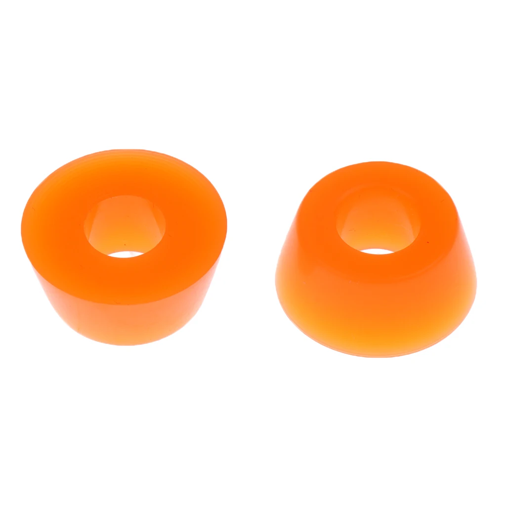 New Arrival Outdoor Sports 2 Longboard Skateboard Truck Kit Bushings 90A for 2Trucks Kateboarding Longboarding Truck Accessories