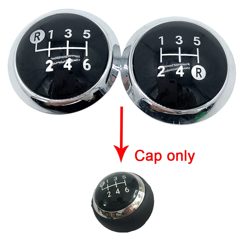 5/6 Speed Car Gear Shift Knob Cap Cover Emblem Lever Stick Pen for Toyota Corolla 1.8MT 2007-2013 / AVENSIS YARIS D4D