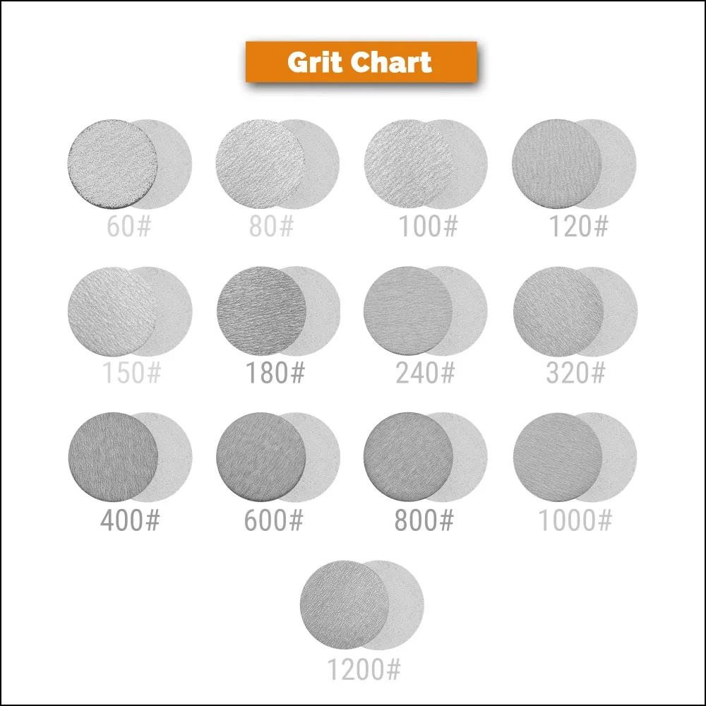 50 sztuk 1 Cal (25mm) z tlenku aluminium Hook & Loop okrągły papier ścierny białe, suche tarcze szlifierskie do narzędzi Dremel akcesoria do polerowania