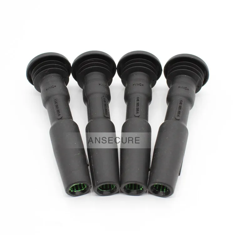 4Pcs IGNITION COIL RUBBER BOOTS CONNECT SPARK PLUG For audi A1 A3 Q3 vw Golf Jetta Polo Scirocco Tiguan seat Ibiza Leon skdoa