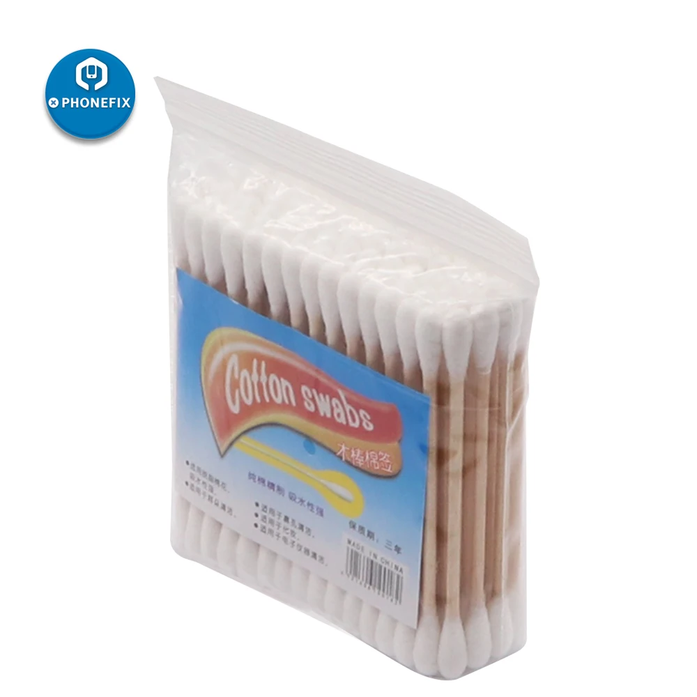 Great 80pcs Double Head Cotton Swabs cleaning Repair Tools For arts and crafts ceramics fabric decorations model making and more
