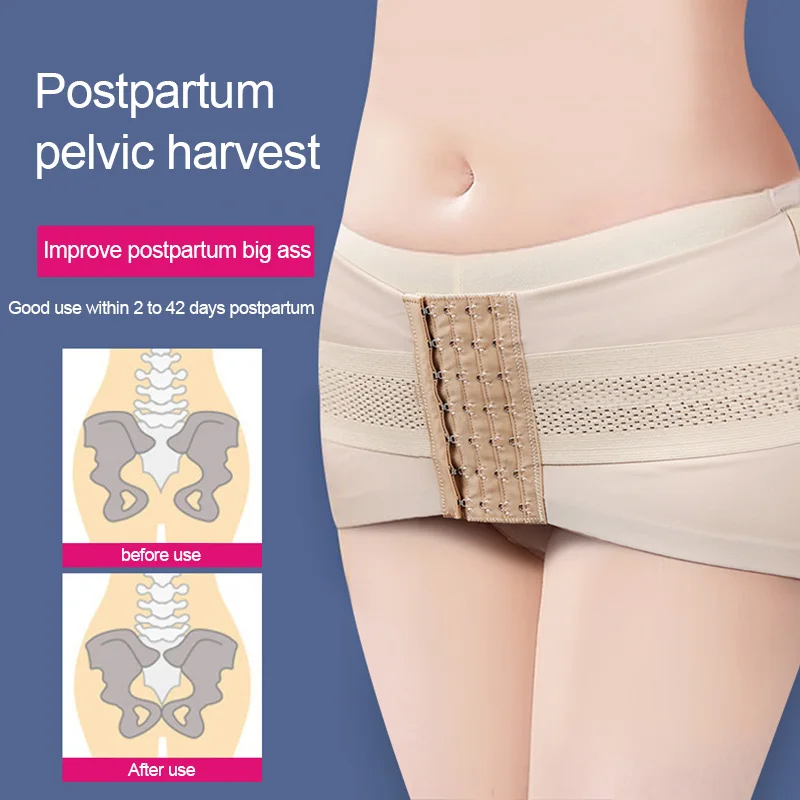 fajas,Regulowana podkładka pod miednicę, pasy do modelowania sylwetki, biodrowy pas korygujący postawę miednicy Butt Lifter brzuch, pas miednicy ciążowej