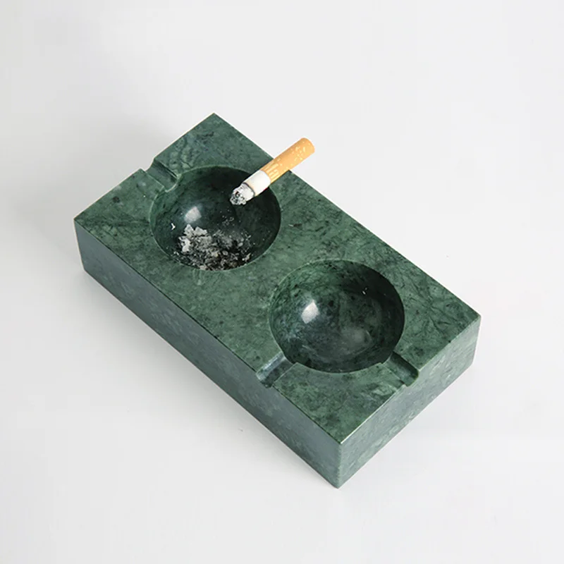 Concrete double slot ashtray silica gel mold cement cigar ashtray mould