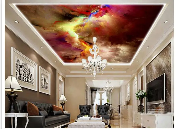 

wallpaper 3d ceiling Painted Abstract Oil Painting Marble Zenith Mural 3d ceiling murals wallpaper