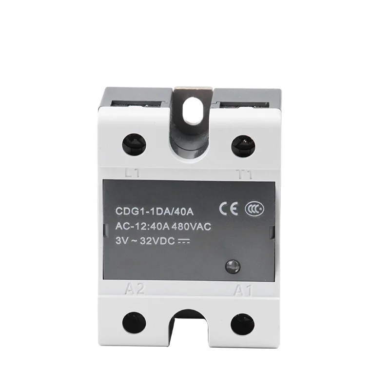 CDG1-1DA40A solid state Relay For Silicone hotbed parts Delixi Relais Single Phase DC Control AC CDG1-1DA 40A D4840 SSR-DA40