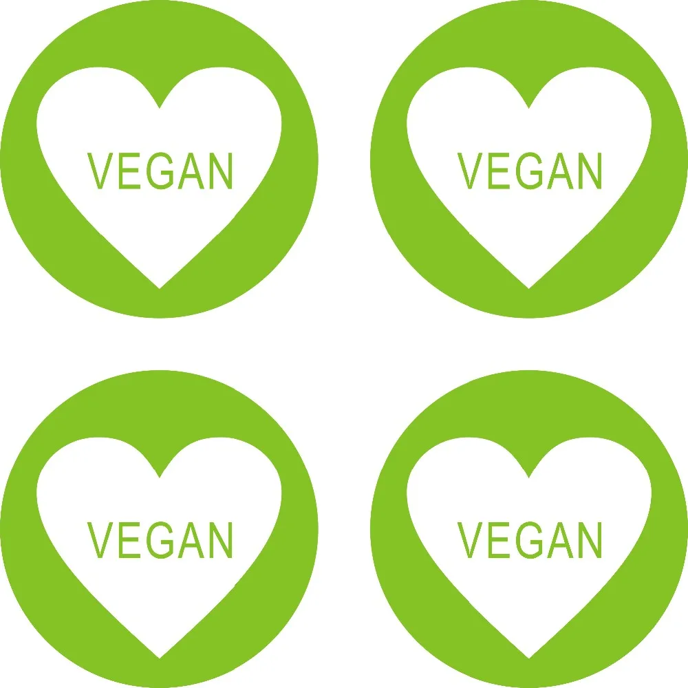 New!Vegetarian sticker cooking Green food label sticker label sticker labels Vegan sticker 25 mm 1000 PCS free shipping