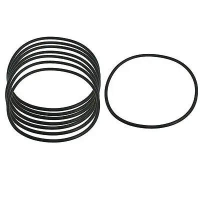 

10 Pcs 150mm OD 5.7mm Thickness Nitrile Rubber O-ring Oil Seal Gaskets