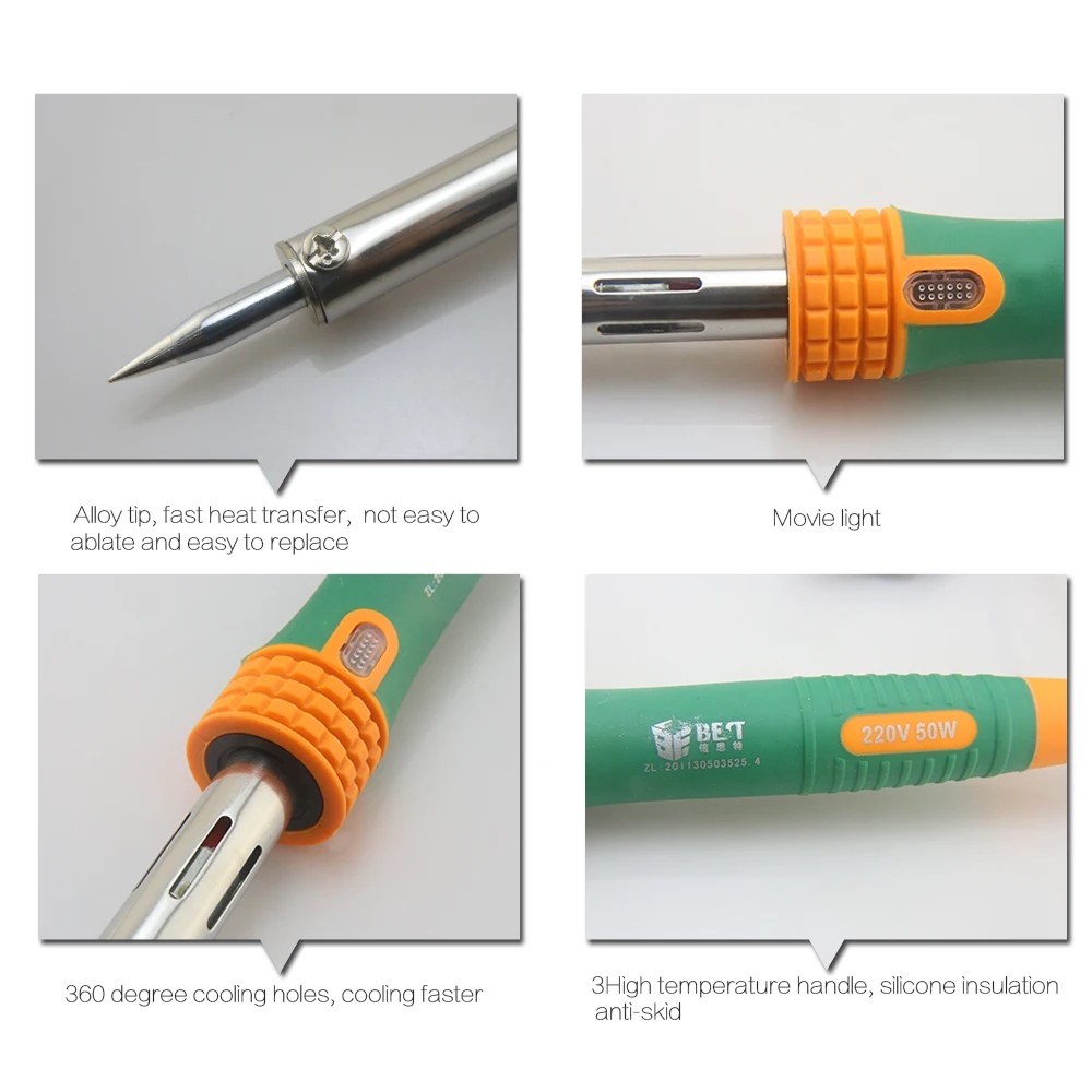 BST-813 30 Wát 40 Wát 50 Wát 60 Wát chất lượng cao công cụ sưởi ấm nhẹ hot hàn hàn sắt điện Hàn sắt