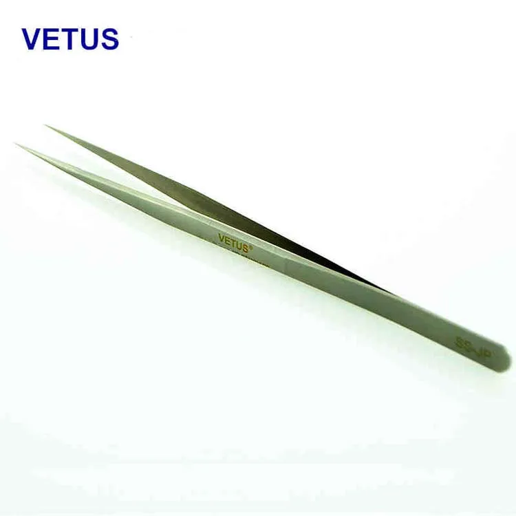 

VETUS SS-JP Hyperfine High-Precision Non-Magnetic Anti-Acid Super hard Tweezers For Mobile Phone Tablet Watch Repair Forceps