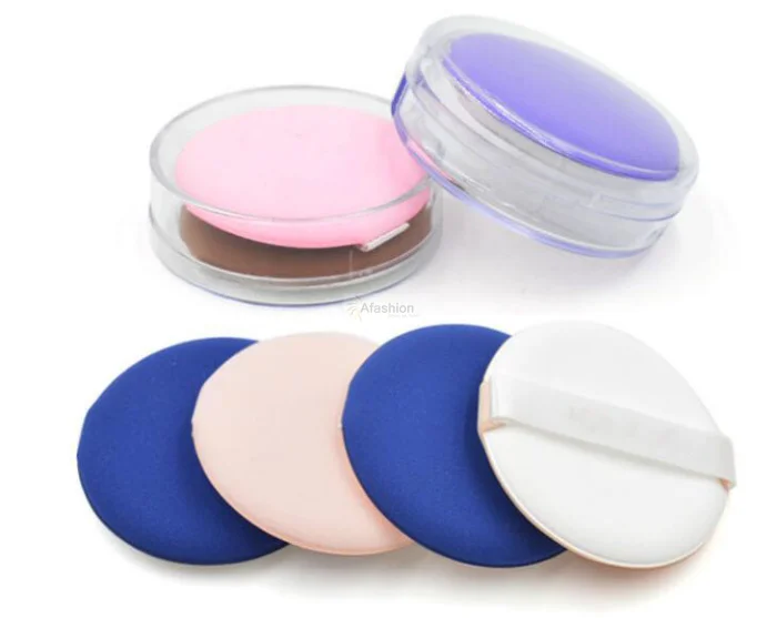 2pcs makeup cushion air puff foundation powder BB cream liquid application soft face make up sponge cosmetic tools