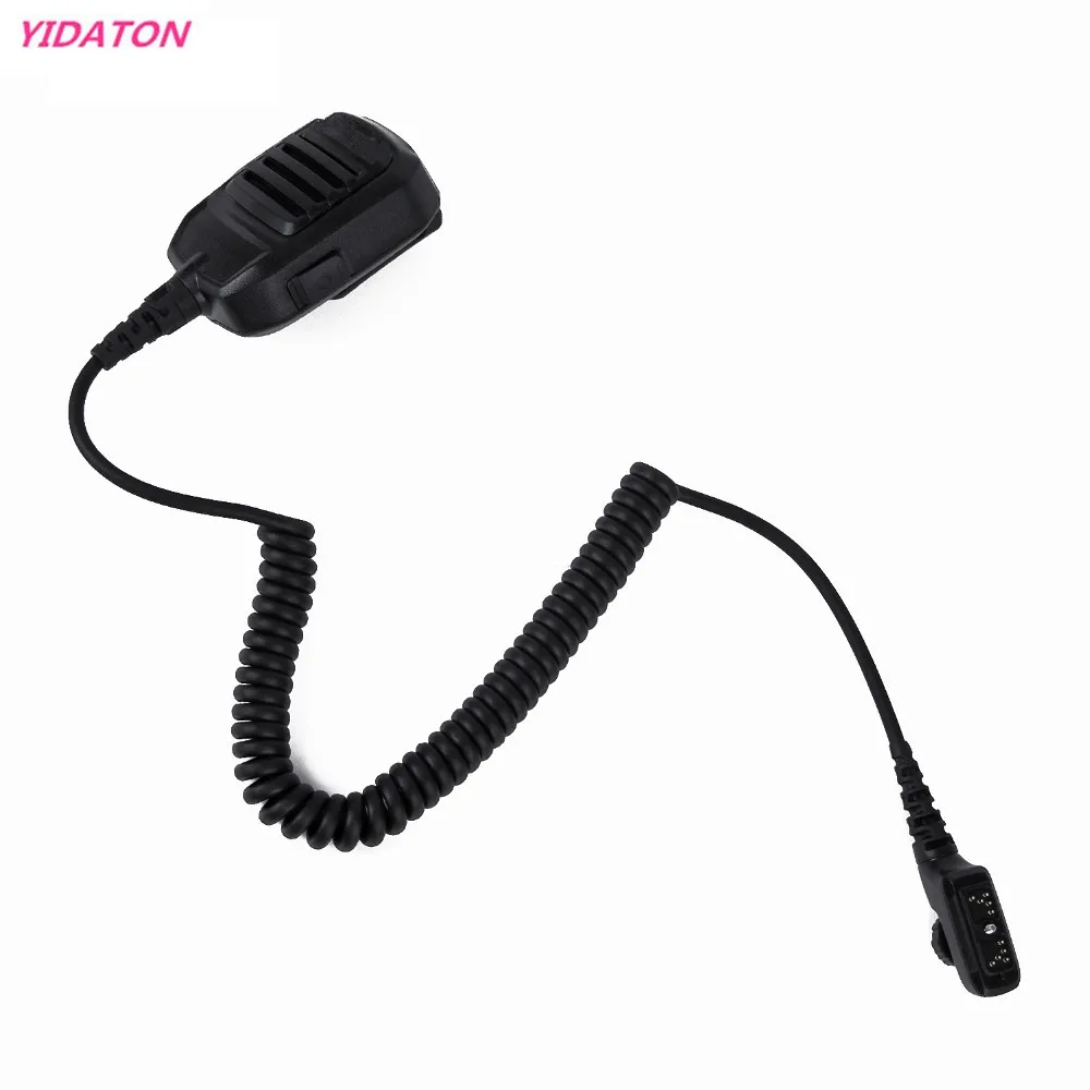 Hot Black Waterproof Speaker Microphone for Walkie Talkie Hytera HYT PD780 PD700 Portable Radio