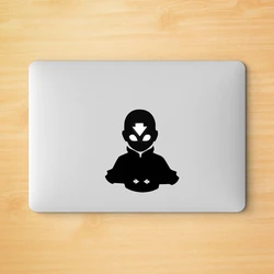 Avatar Aang Decal Laptop Vinyl Sticker for Apple Logo MacBook Retina Pro / Air Decoration