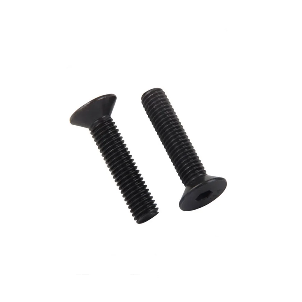 

5pcs M8 40mm/45mm/50mm/55mm/60mm 10.9 Alloy Steel Hex Socket Head Cap Screw Black screw flat head countersunk 10.9grade