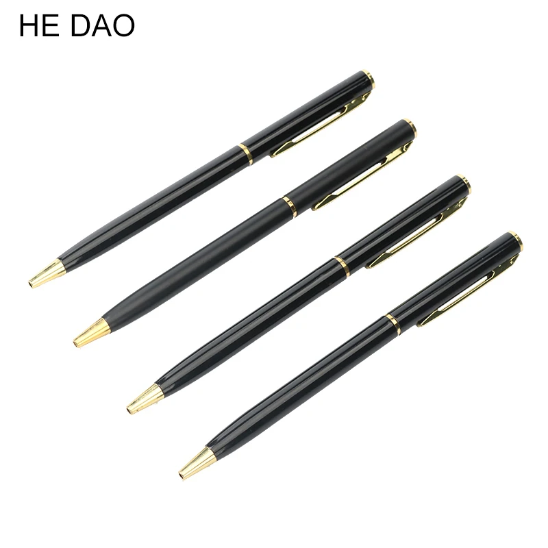 1 PC Core Metal Ballpoint Pen Rotating Metal Old Oil Pen School Stationery Multicolor