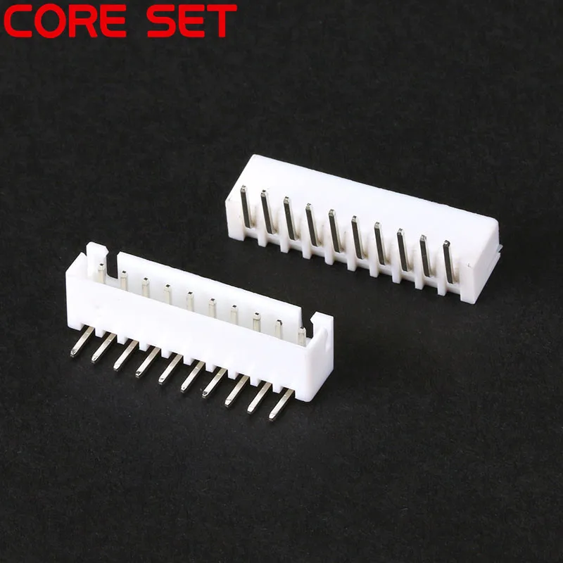 50PCS/Lot XH2.54 Right Angle Pin Header Connector 2P 3P 4P 5P 6P 7P 8P 9P 10P 11P 12P 13P 14P 16P 2.54mm Pitch XH For PCB