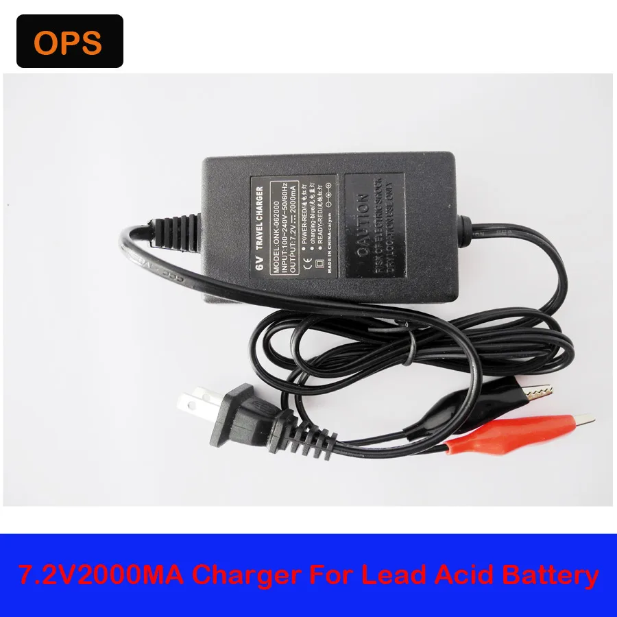 Smart charge 6V 7AH - 20AH battery Best AC 100-240V to For DC 6V 2A 2000mA Switching Power Supply Adapter Charger US Plug Volt