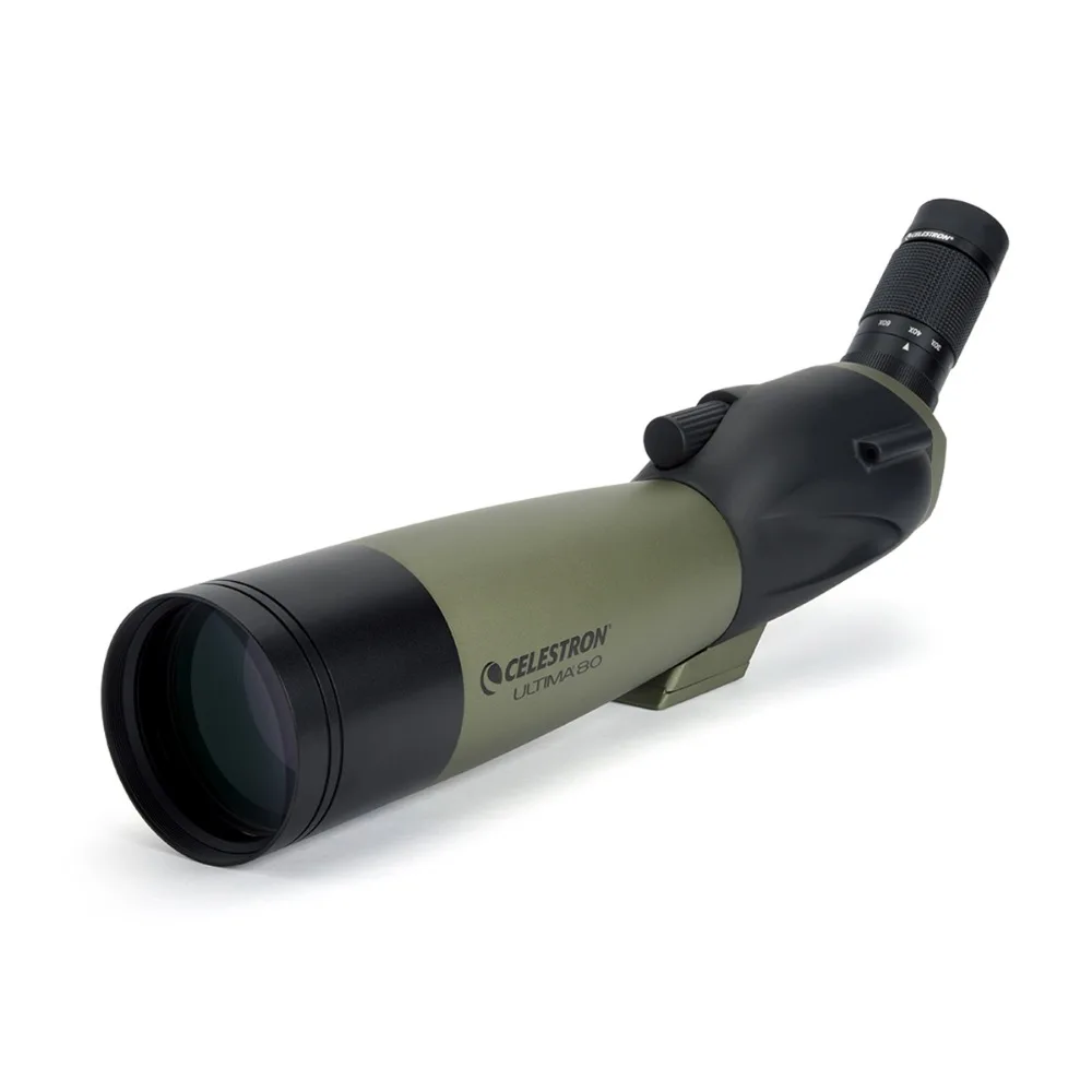 Celestron ULTIMA80 45 Degree Spotting Scope 20x-60x Zoom Telescope Multi-Coated Waterproof for Bird Watching Hunting Travel