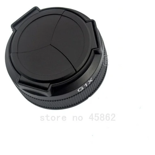 Self-Retaining Auto Open Close Sync Lens Cap For G1X G1 X with a clean cloth