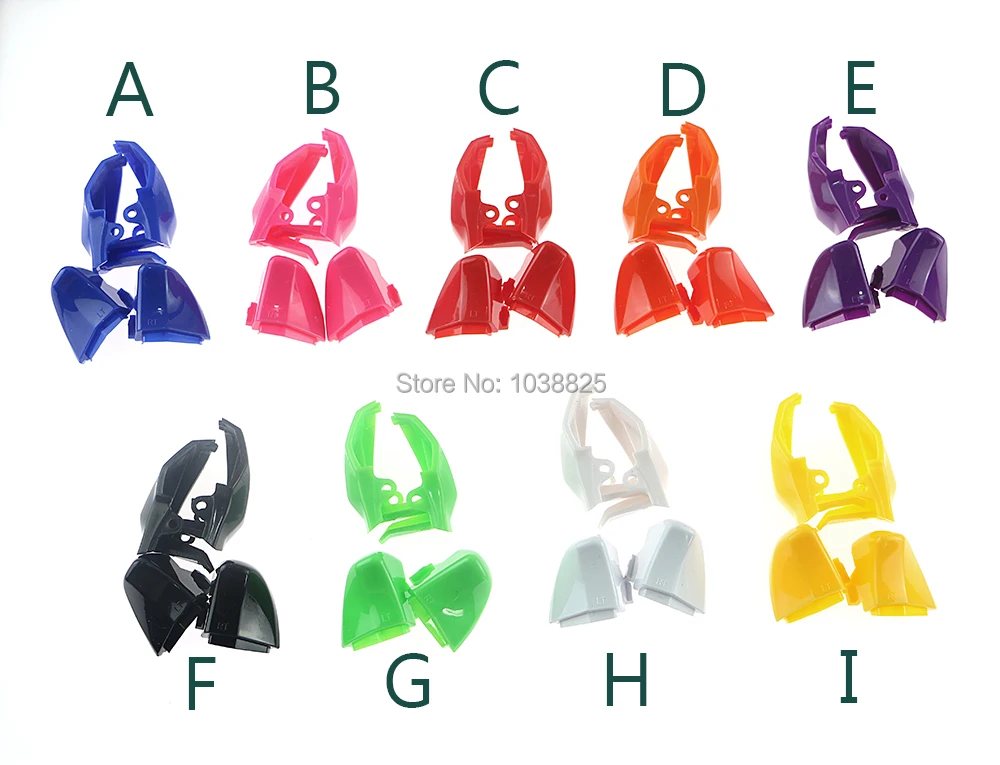 เปลี่ยน LB RB LT RT ด้านบนด้านล่าง Trigger ปุ่ม Shell สำหรับ Xbox One Controller อะไหล่ซ่อม4ชิ้น/ล็อต = 1ชุด