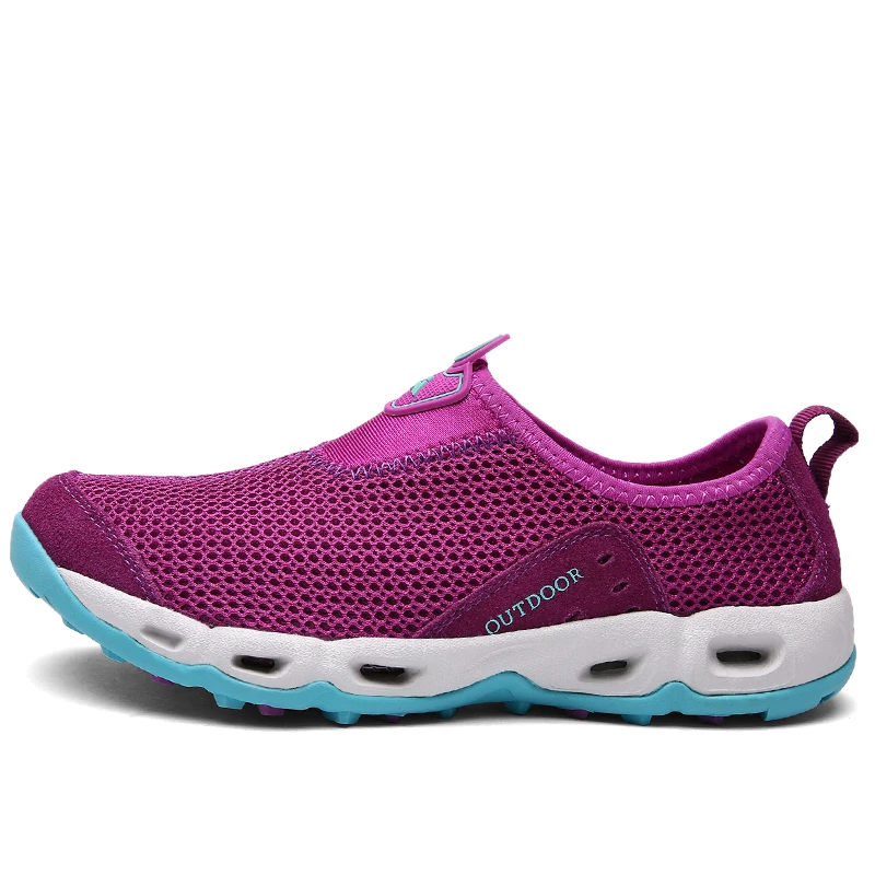 2026 Summer Classic Men Women Couple Sports Aqua Shoes Breathable Slip On Sneakers Comfortable Water Trekking Outdoor Footwear