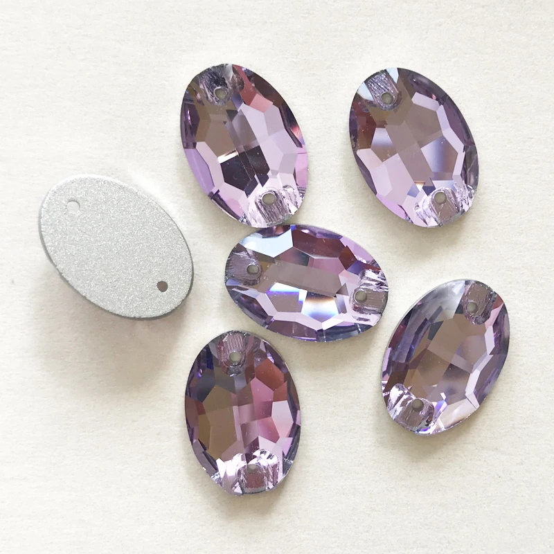 YANRUO 3210 Ovaler Glas-Strass mit flacher Rückseite, genähte Kristall-Strasssteine, DIY lose Steine für Schmuck, Basteln, Handarbeiten – Detail 23