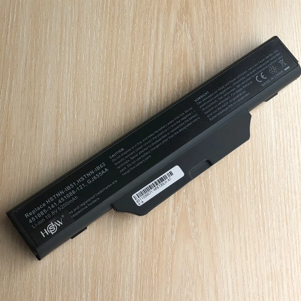 Laptop Battery For COMPAQ 550 610 615 6720 6730  6820 6830S  451086-161 451568-001