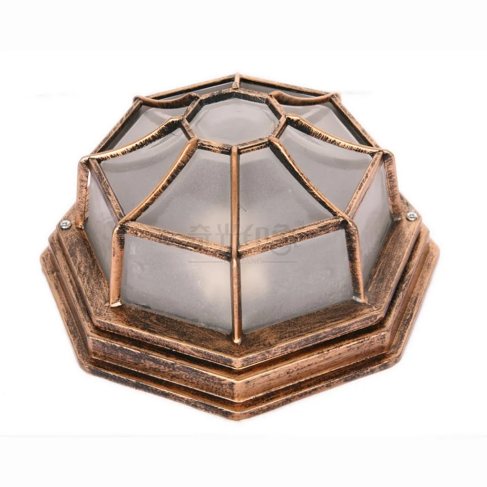 

Outdoor Ceiling Lamp European Octagonal Villa waterproof Corridor Hallway Bedroom Balcony Ceiling Lighting Fixtures