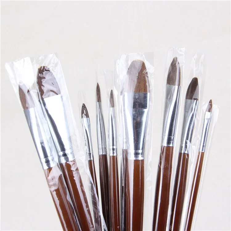 

12Pcs High Quality Fine weasel hair Paintbrush Set Acrylic Paints water color brush artists Gouache Paint Brushes Art Supplies