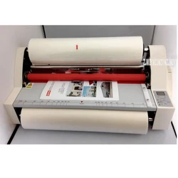 220V/50Hz 450mm Digital Four Rollers Hot&Cold Roll Laminating Machine Laminator V480 photo paper laminator