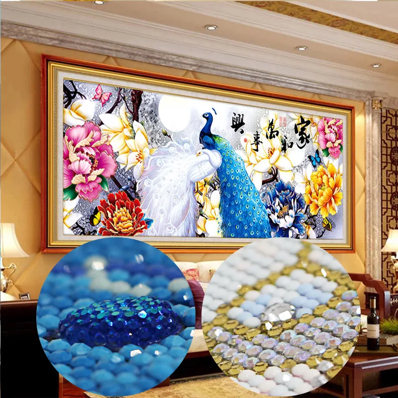 Special DIY Diamond Embroidery,5D Diamond Painting Peacock,Diamonds Mosaic,Cross Stitch,Animal,Needlework,Christmas,Decor,Beads