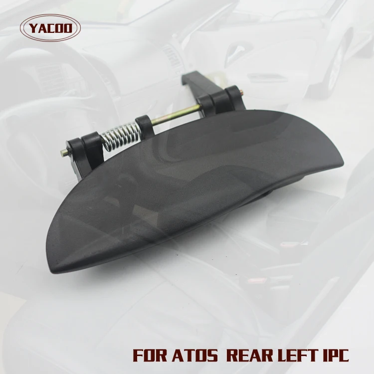 1PCS  REAR LEFT  OUTSIDE DOOR HANDLE FOR HYUNDAI ATOS OEM:83650-02100 (BLACK)