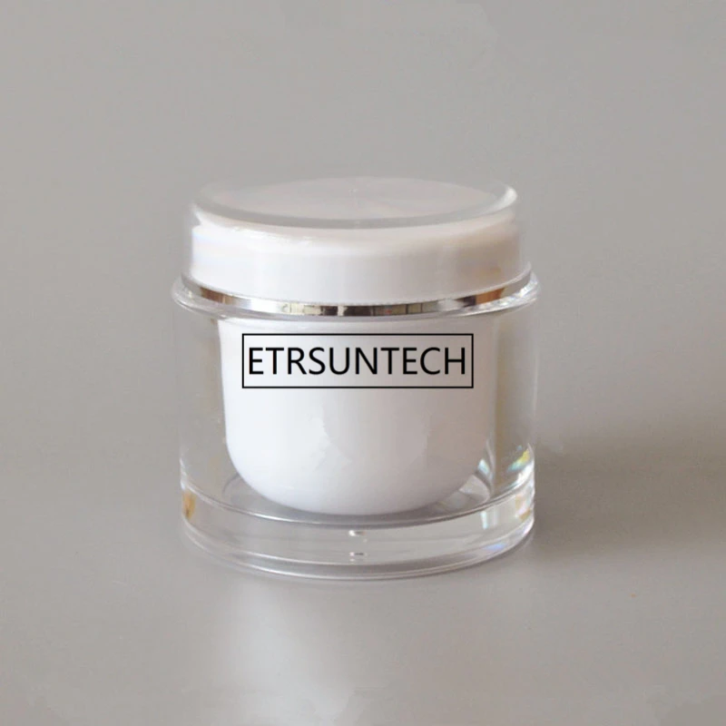 

200G acrylic pearl white round cream bottle ,cosmetic container,,cream jar,Cosmetic Jar,Cosmetic Packaging F1745