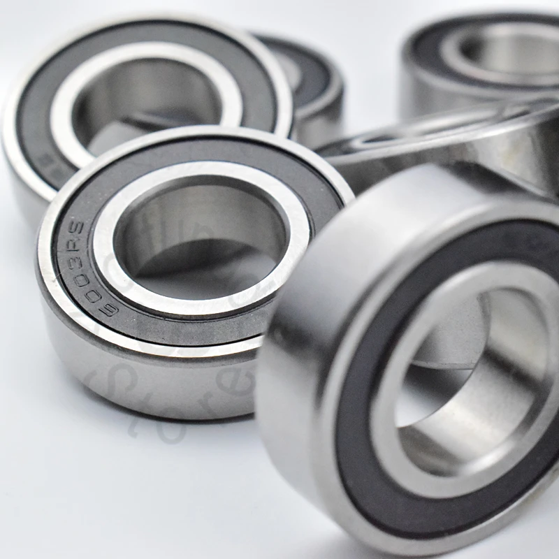 6003RS 17*35*10(mm) 1Piece  bearing ABEC-5 rubber sealing bearings 6003 6003RS chrome steel deep groove bearing