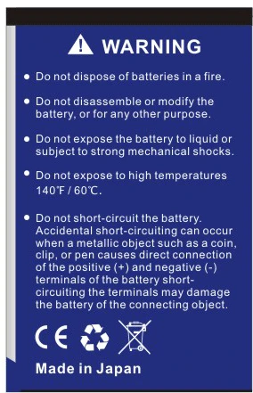 Model [ BN-01 ] Repalcement Phone Battery For NOKIA X 1045 RM-980 Normandy, BYD BNO1