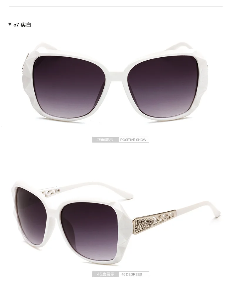 Fashion Square Sonnenbrille Frauen Luxus Marke Große Lila Sonnenbrille Weibliche Spiegel Shades Damen Oculos De Sol Feminino – Detail 12
