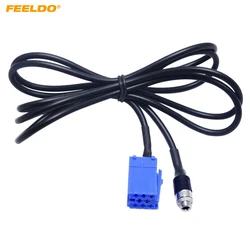 FEELDO 1Pc Aux Cable Adapter Female 3.5MM Jack Radio Blaupunkt CD Player Cable For AUDI VW Passat Polo Bora #MX2858