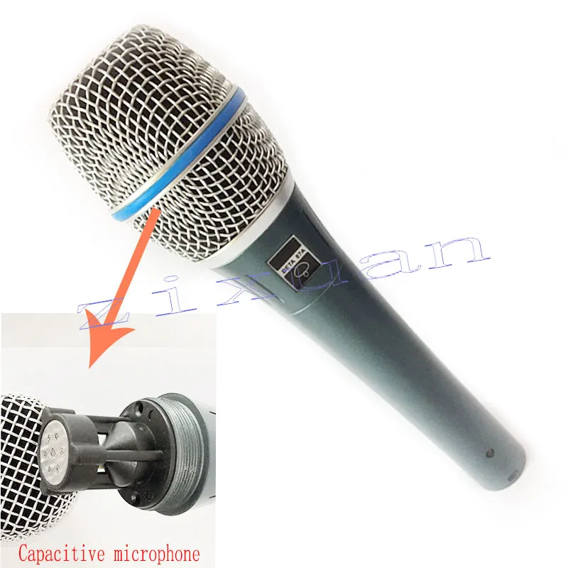 

10pcs beta87 a c top quality beta87a real condenser capsule wired karaoke solo vocal stage live condenser microphone