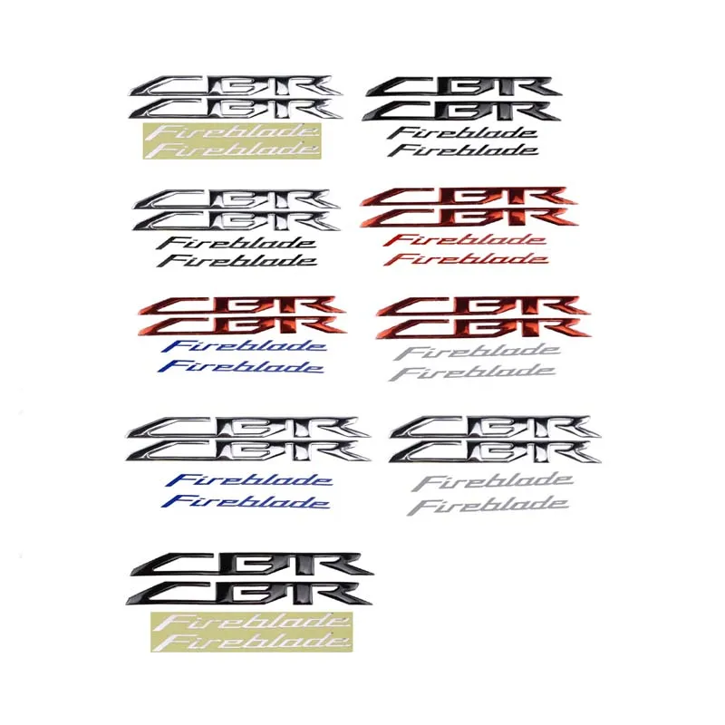 Pegatinas para motocicleta, calcomanía 3D, emblema para tanque de combustible, accesorios para Honda CBR1000RR, cbr1000 rr, cbr 1000 rr Fireblade