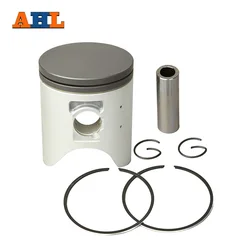 AHL Motorcycle Parts STD +25 +50 +75 +100 66mm ~ 67mm Piston with Pin Rings Clip Kit For HONDA CRM250 246 MD24 CRM 250